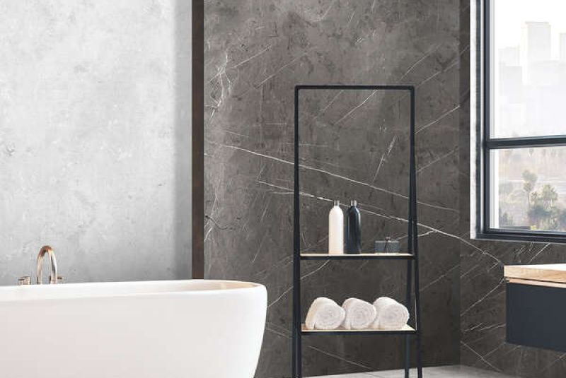 Obkladové panely ROCKO TILES / K026 Grey Pietra Marble, PT - foto